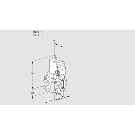 Honeywell Kromschroder VAS1T25N/NQGR KS88030285