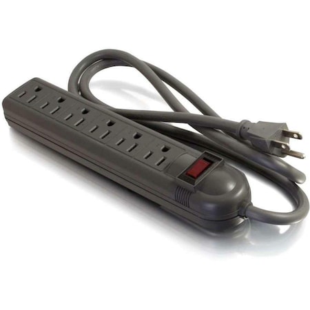 C2G SURGE SUPPRESSOR - 6500 V - BLACK 29300