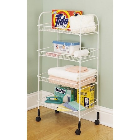 Closetmaid Rolling Cart, 17.63 in OAW, 34.9 in OAH 1611