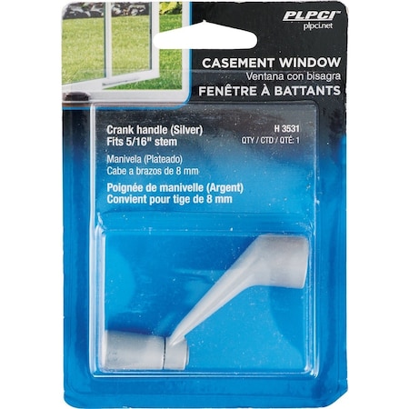 Prime-Line 5/16'' Aluminum Die-Cast Casement Window Crank Handle H 3531
