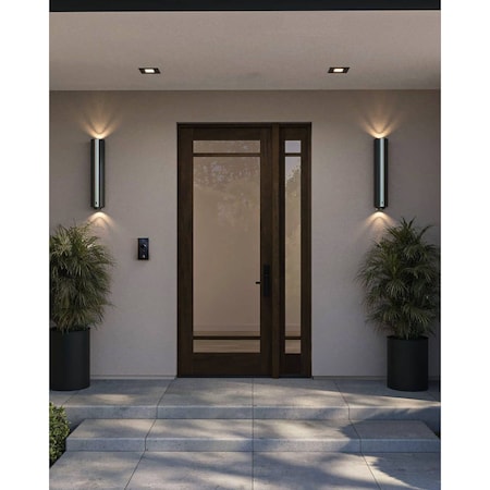 Doornmore G10302, 51.5" x 98" ( 36" Door + 12" Side) Right Hand, Mahogany SDL 3 Lite Exterior Door G10302-SW-3696-G10302-SL_1-1_RI