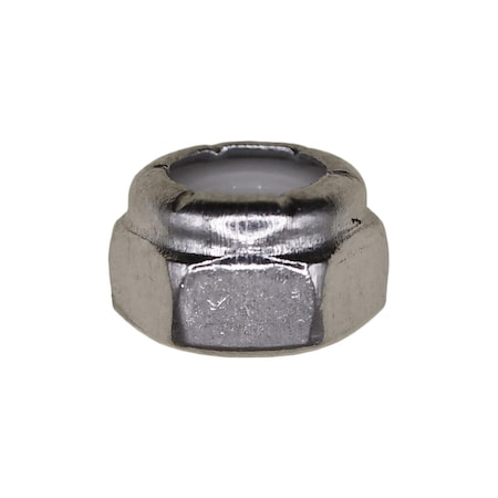 Auveco 10-24 Nylon Insert Lock Nut 18-8 Stainless Steel, 50PK 13241