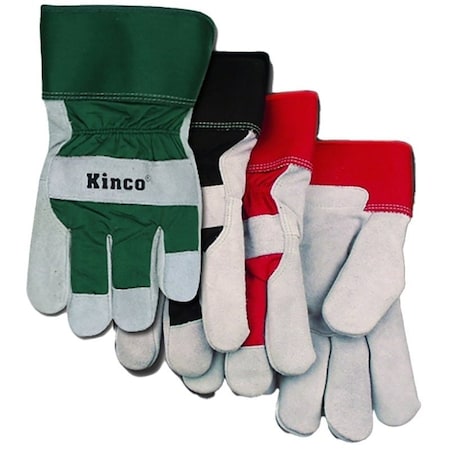 Heatkeep Protective Gloves, Men's, L, Wing Thumb, BlackGreen 1932-L