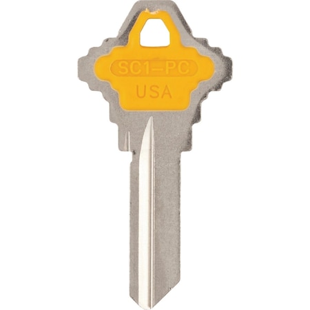 Ilco Schlage Design Decorative House Key SC1-Yellow, 5PK IAK00002522