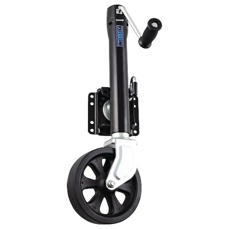 Draw-Tite TRAILER JACK 1500LB SWING-AWAY BOLT-ON 10IN TRAVEL 8IN POLY WHEEL XP15 0126