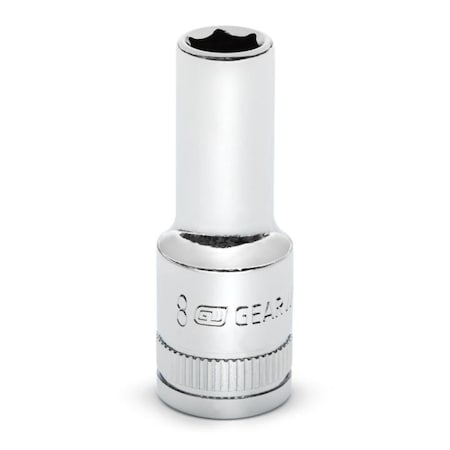 Gearwrench Mid Lenght Socket, 3/8Dr, 6Pt, 8mm 80390S-06