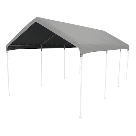 King Canopy Replacement Drawstring Cover 10ftx20ft, fits 10ft 8in by 20ft A-Frame, Gray TDS1020S