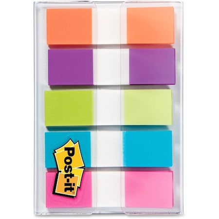 Post-It 0.5 in. W X 1.7 in. L Assorted Flag Page Markers 5 pad, PK5 683-5CB