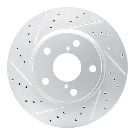 Dynamic Friction Co DFC Geoperformance Rotor - Drilled and Slotted 830-76135L
