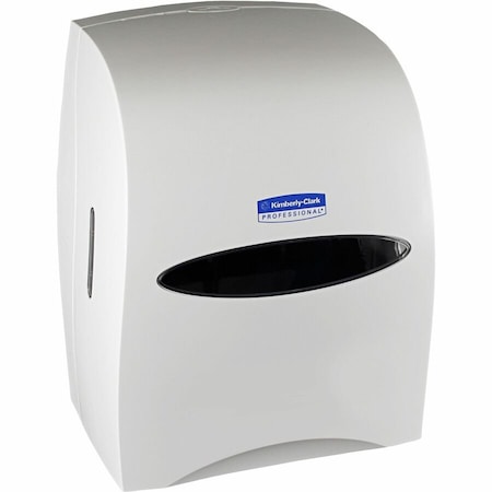 Kimberly-Clark Professional Paper Towel Dispenser, Hardwound, 8 in Paper Towel Width, 1 1/2 in, Plastic, White 09991