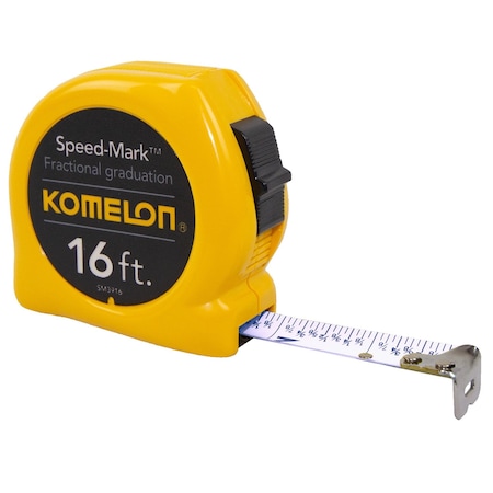 Komelon 16 ft. Tape Measure, 3/4" Blade SM3916