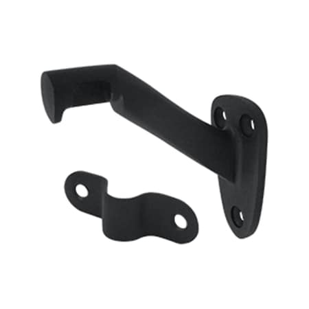 Dendesigns 3.31 in. Projection Hand Rail Brackets, Black, Solid DE843259