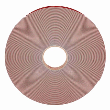 3M Double-Sided Foam Tape, 1 in W, 36 yd L, 1/32 in, Acrylic Foam, Double-Sided, 9 PK 4941