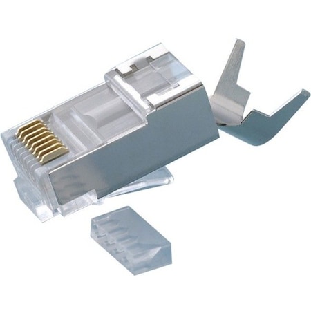 Platinum Tools RJ45 CAT6A 10 GIG SHIELDED CONNECTOR, W/LINER. 10/CLAMSHELL. 106193C