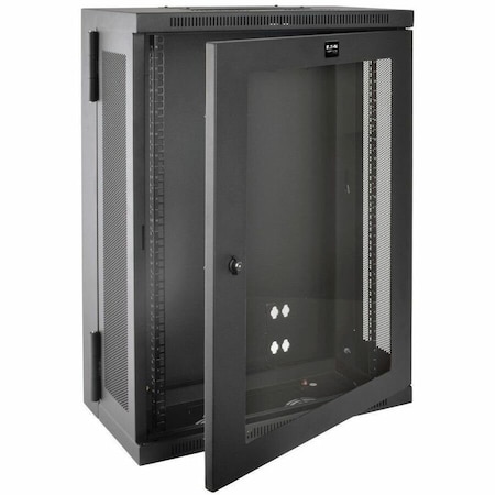 Eaton Tripp Lite Series SmartRack 18U Low-Profile Patch-Depth Wall-Mount Half-Height Rack SRW18US13G