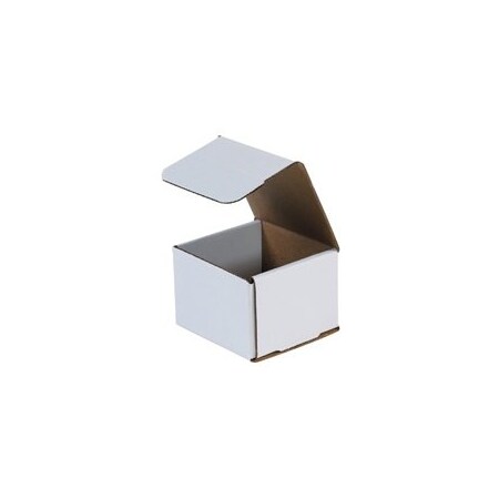 Bubblefast 50-4 x 4 x 3'' White Corrugated Mailers, 50PK BFM443