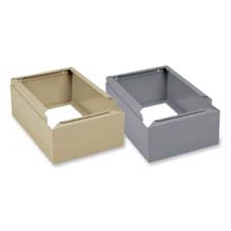 Tennsco Locker Bases Medium Gray TNNCLB1218MGY