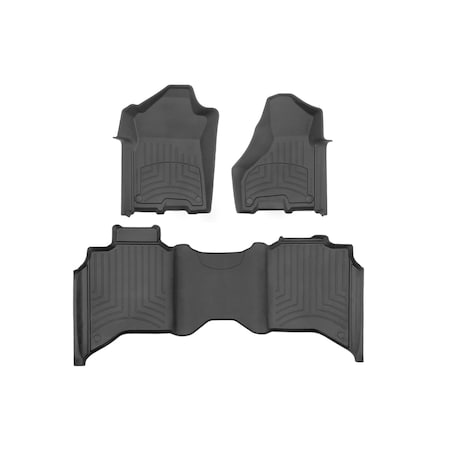 Weathertech Black, Front and Rear FloorLiner HP 441545-1-2IM