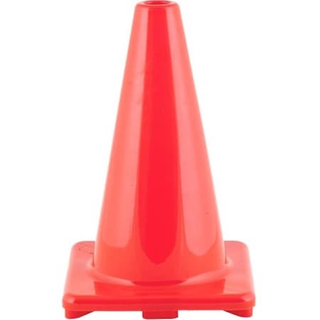 Champion Sports High Visibility Flexible Vinyl Cone, 12in, Orange, PK3 C12OR