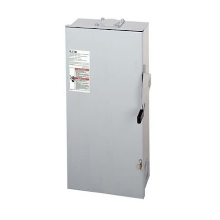 Eaton Safety Switch, Nonfusible, 3P, Single Phase, NEMA 3R, Steel DG223URB