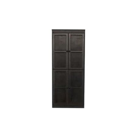 Concepts In Wood Multi-use Storage Cabinet- Espresso Finish 5 Shelves KT613B-3072-E
