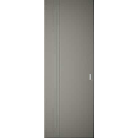 Sartodoors Hidden Barn, Basic 0111 Dove Grey, Wood Veneer Doors, Magic Concealed Sliding Set, 30 x 80 BASIC0111HB-MAG-30