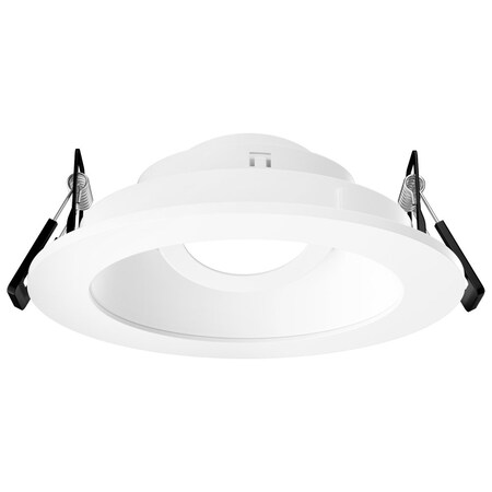 Elco Lighting Pex 4in Canless Slot Aperture, Black Slot with White Trim EKCL4129W