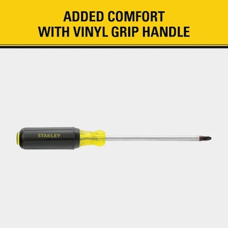 Stanley No, 3 x 6'' Vinyl Grip Phillips Screwdriver 65-903