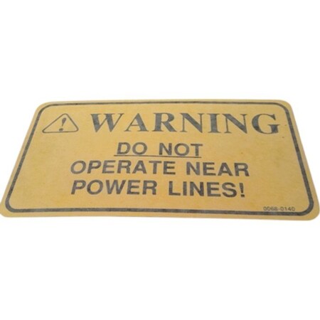 Komatsu DECAL POWERLINE, KOMATSU OEM 680140 680140