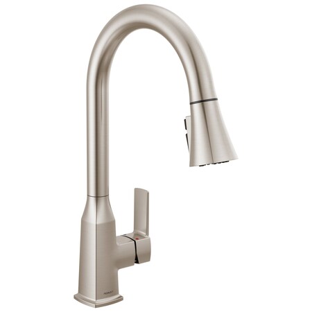 Peerless 10.75 in. Ezra Single-Handle Pull-down Kitchen Faucet Stainless Steel P7971LF-SS
