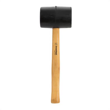 Greatneck Mallet, Non-Marring Face, 32 oz rubber Head, Hickory Handle RM32