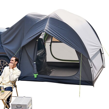 Vevor SUV Camping Tent Outdoor SUV Tent with 2 Doors Waterproof for 5-8 Person 120838