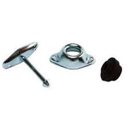 Overtime 3 in. Entry Door Holder - Metal Plunger OV1847149