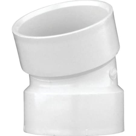 Charlotte Pipe And Foundry PVC 003241000HA 3IN 22-1/2 ELBOW PVC DWV PVC 00324 1000HA