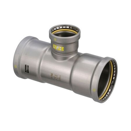 Viega MegaPressG tee P1 4 P2 4 P3 2.5 carbon steel zinc-nickel coating 28715
