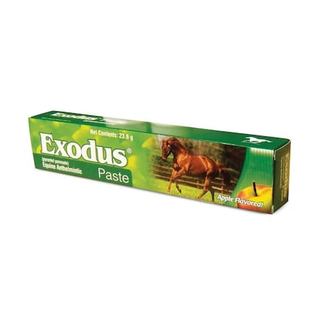 Generic Exodus (43.9% Pyrantel) Paste each syringe treats a 1200lb horse 027141