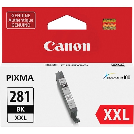 Canon CLI-281 XXL Original Inkjet Ink Cartridge, Black, Inkjet CLI281XXLBK