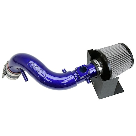 Hps Performance Air Intake Kit with Heat Shield, Blue, 827-515BL
