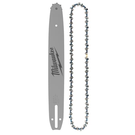 Milwaukee Tool Chainsaw Bar and Chain, 5/32 in File Sz 49-16-2820