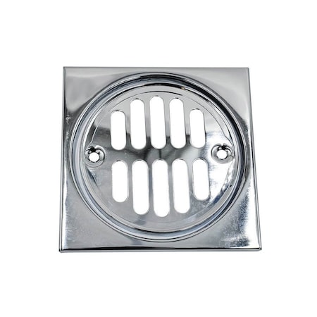 Mountain Plumbing Deluxe Brass Shower Grid with Square Plate in Polished Chrome MT231/CPB