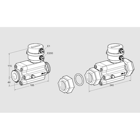 Honeywell Kromschroder FLOMTR, ELECT, DM 40R25 160 KS03352496