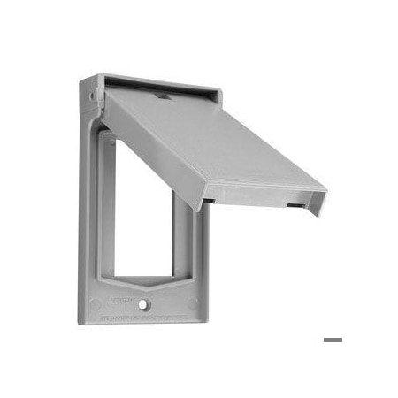 Leviton Decora/GFCI Wallplate WR Gray 4998-GY