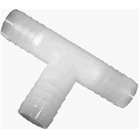 Gizmo 53724-10 0.63 in. Nylon Hose Barb Tee, 5PK GI602663