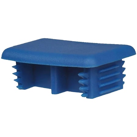 Newhouse Electric Blue PVC Universal End Cap for 13/16 in. 14 Gauge Metal Strut Channels, 2PK ECB-2PK