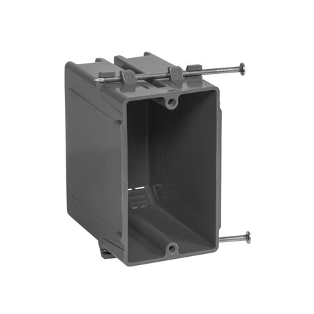 Sparkmeuptoo 22 cu. in. 1 Gang Rectangle New Work Box, Gray SP3238326