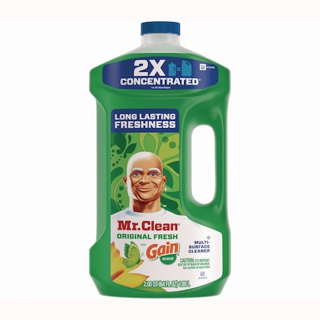Mr. Clean Multipurpose Cleaning Solution, Gain Original Fresh Scent, 64 oz Bottle 10724