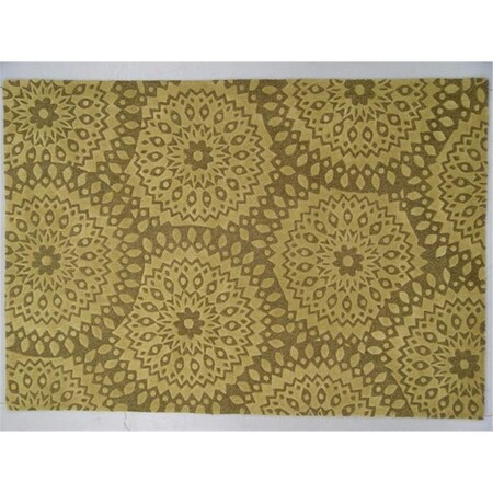 Lifestyles LS-IT 105 8 x 11 ft. Intrigue 100 Percent Long Fiber Wool Hand Crafted Rug- Brown LS-IT 1058X11