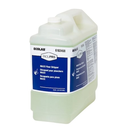 Ecolab Floor Stripper, Liquid, 2.5 gal, Bucket 6102468
