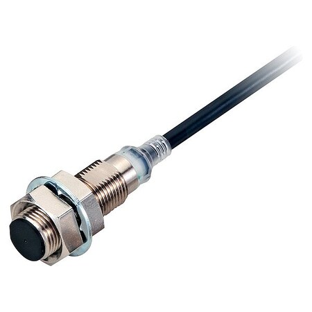 Omron Cylindrical, Inductive Proximity Sensor, 18 mm Dia., Brass, 2 m, Bare Wire, 3 Wires, Shielded E2E-X5C218 2M