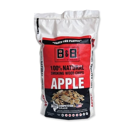 B & B Charcoal 38065 Smoking Chips, Apple, Wood, 180 cu-in C00125-B
